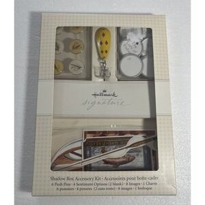 Hallmark Signature Shadow Box / Scrapbooking Accessory Kit, Fishing Memories NEW